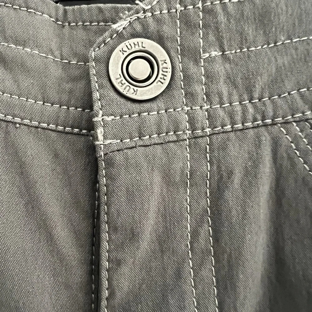 Kuhl Pants Womens Size 8 Regular Gray Outdoor Hiking Stretch Utility Pockets‎